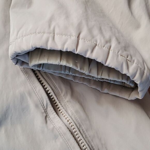 Eddie Bauer XL All Weather Lightweight Cozy Winter Tan Khaki Jacket - Picture 8 of 10